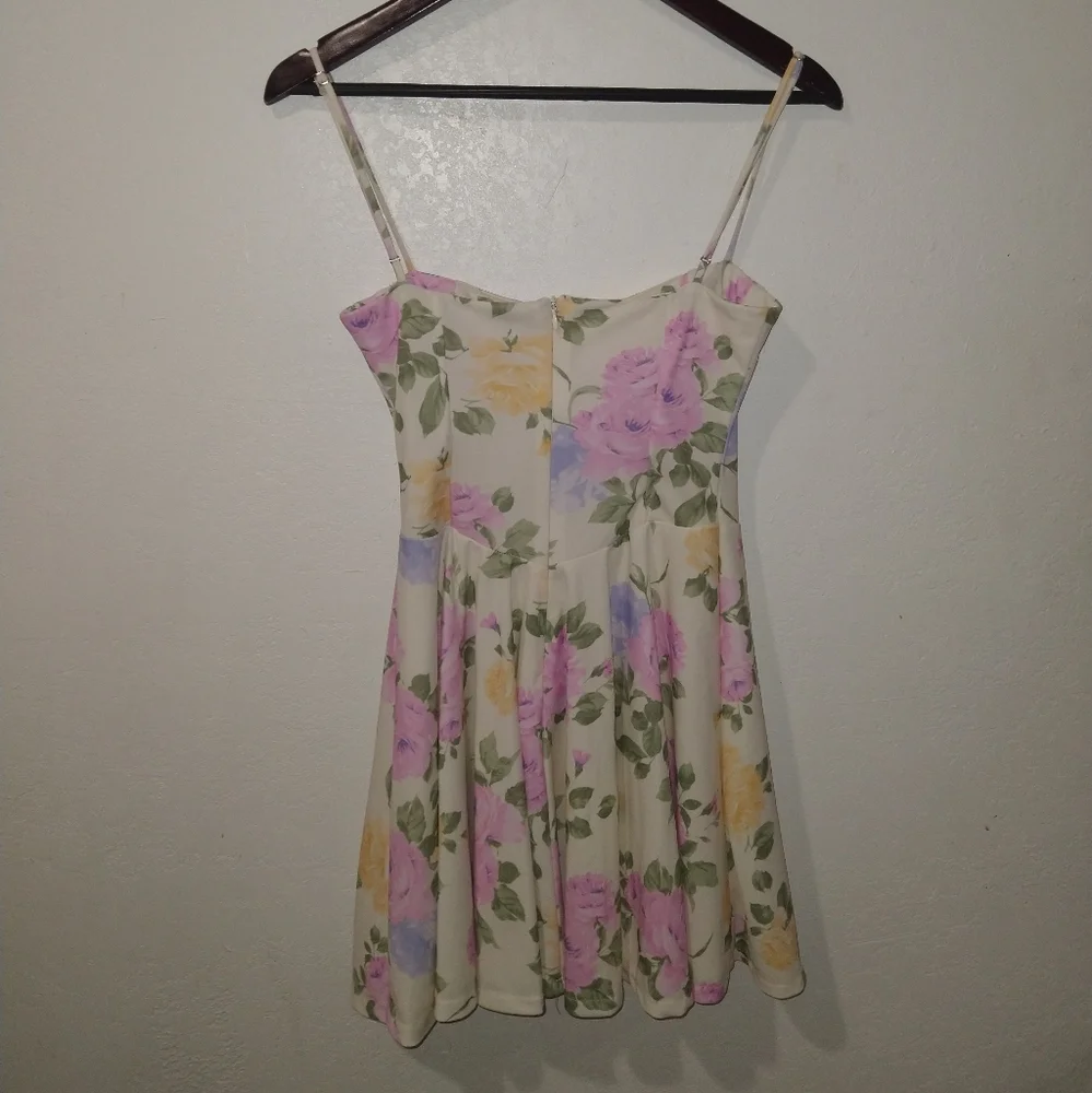 ZARA (BLOGGERS FAV) Floral Mini Corset Dress - Picture 7 of 11